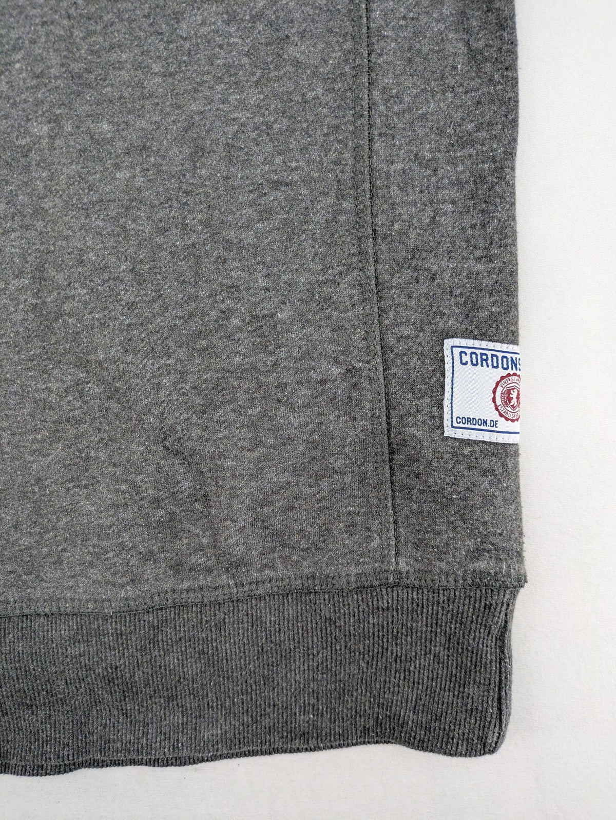 CORDONSPORT Berlin grey turtle neck jumper college-style graphic print "CORDONSPORT ATH. DEPT. 1986