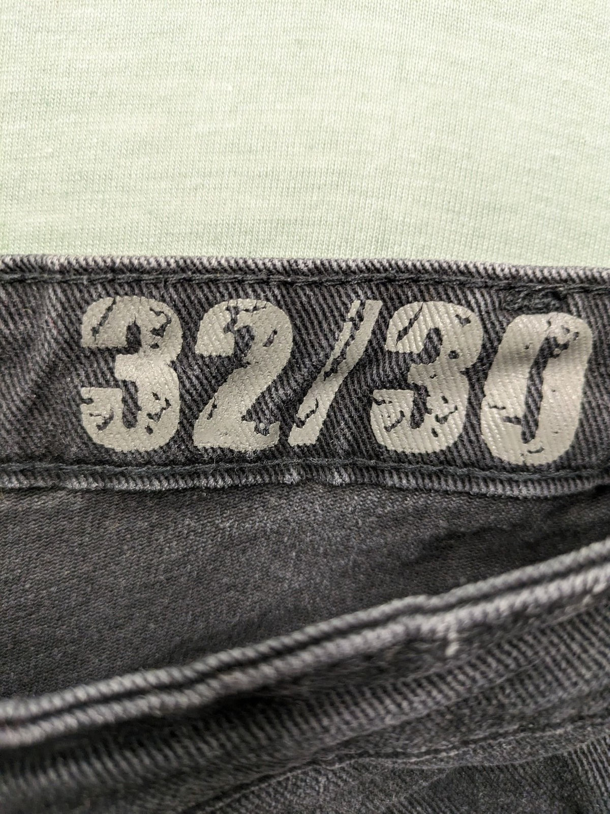 Hero by John Meddox black straight jeans with faded wash and durable cotton-stretch material.