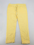 Pink Cherry pink pants soft stretch viscose with adjustable drawstring waistband.