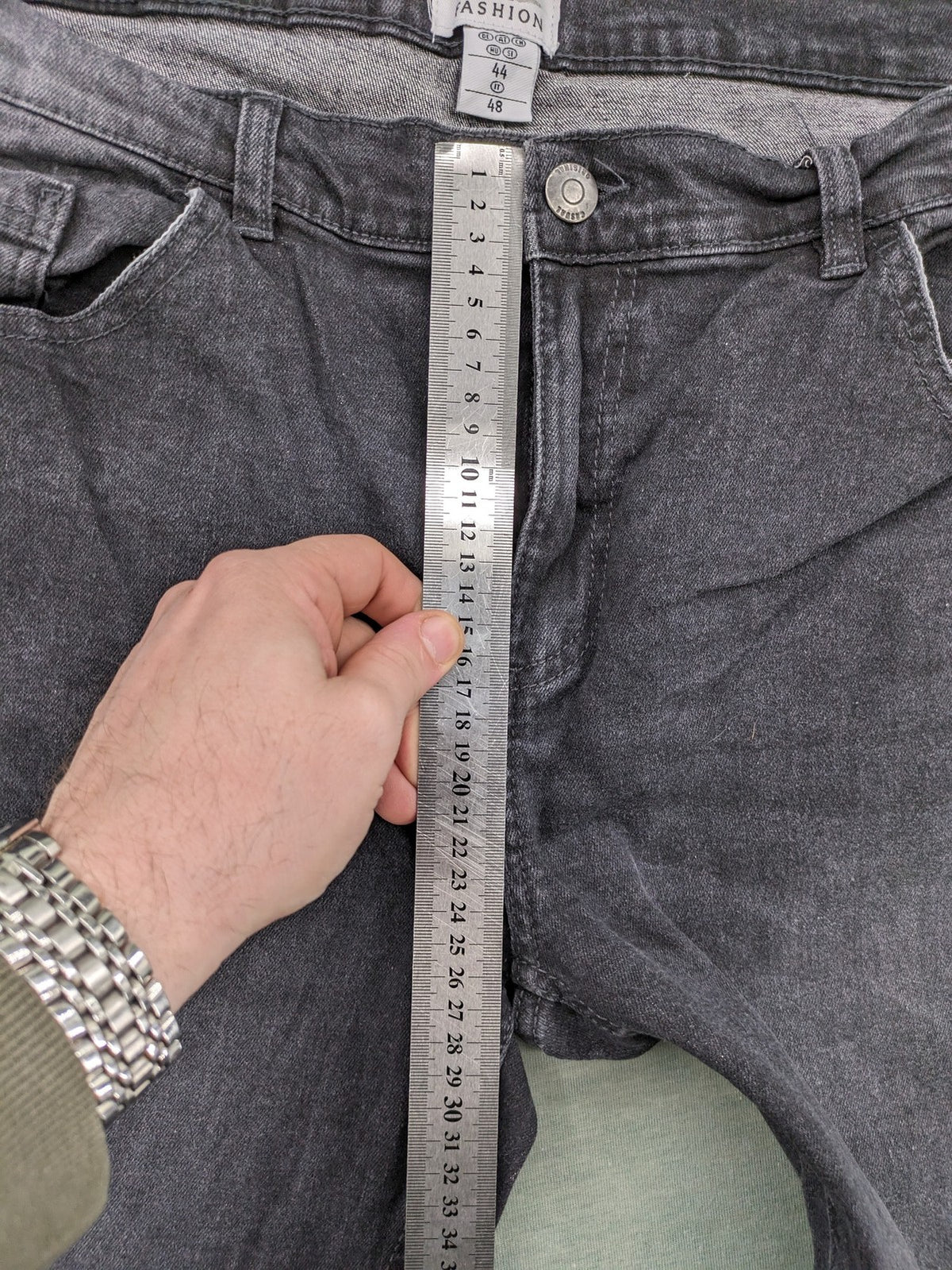 up2 fashion black straight jeans washed look 5-pocket design cotton blend
