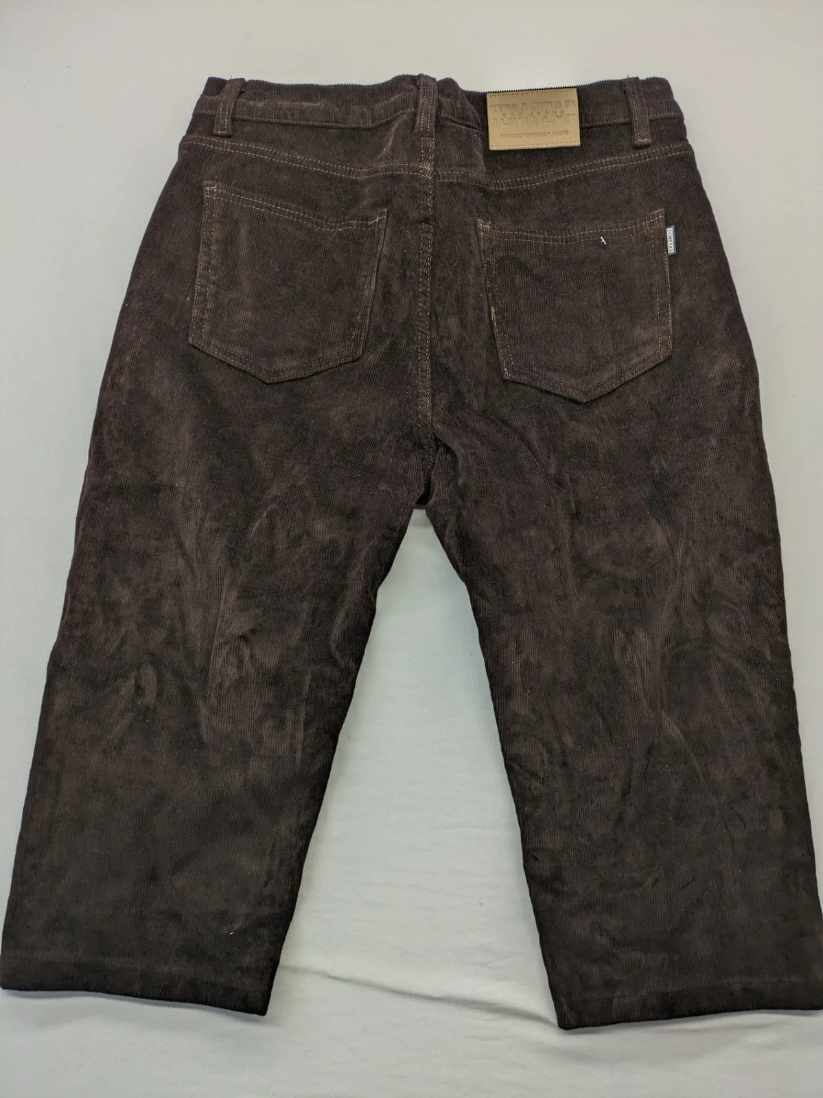 Tomfear black pants 3/4 length classic 5-pocket design corduroy material
