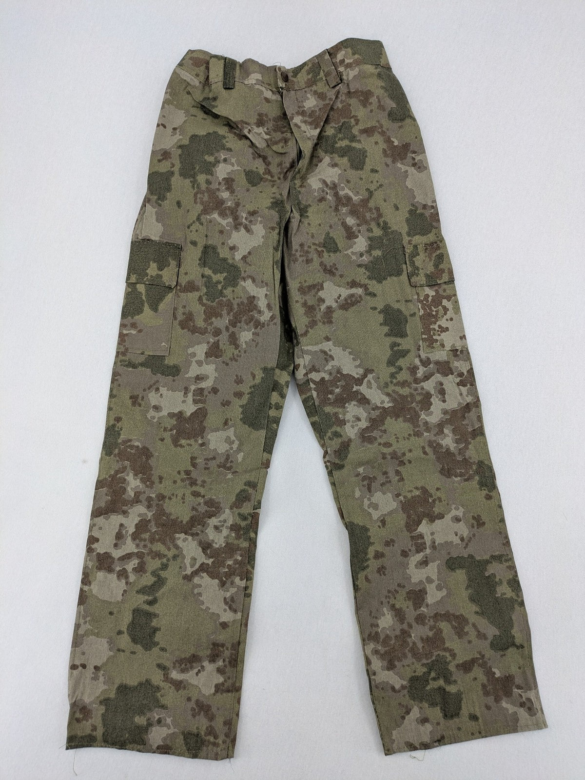 CAMOUFLAGE military uniform multi camouflage pattern with Türkiye patches and Komando embroidery.