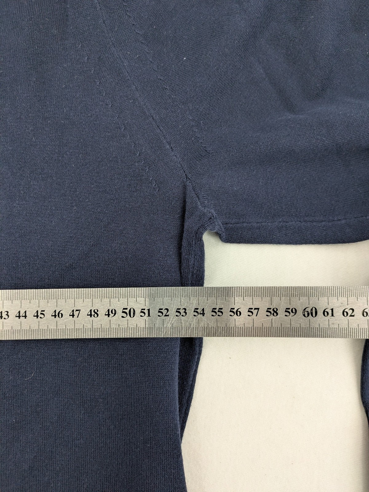 Tommy Hilfiger navy turtle neck jumper, soft cotton, classic logo detail.