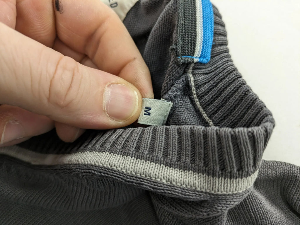 Tom Tailor grey turtle neck jumper with ribbed cuffs and stylish collar.