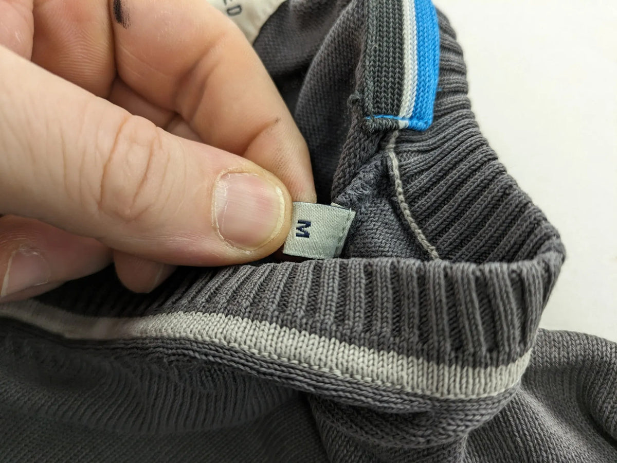Tom Tailor grey turtle neck jumper with ribbed cuffs and stylish collar.