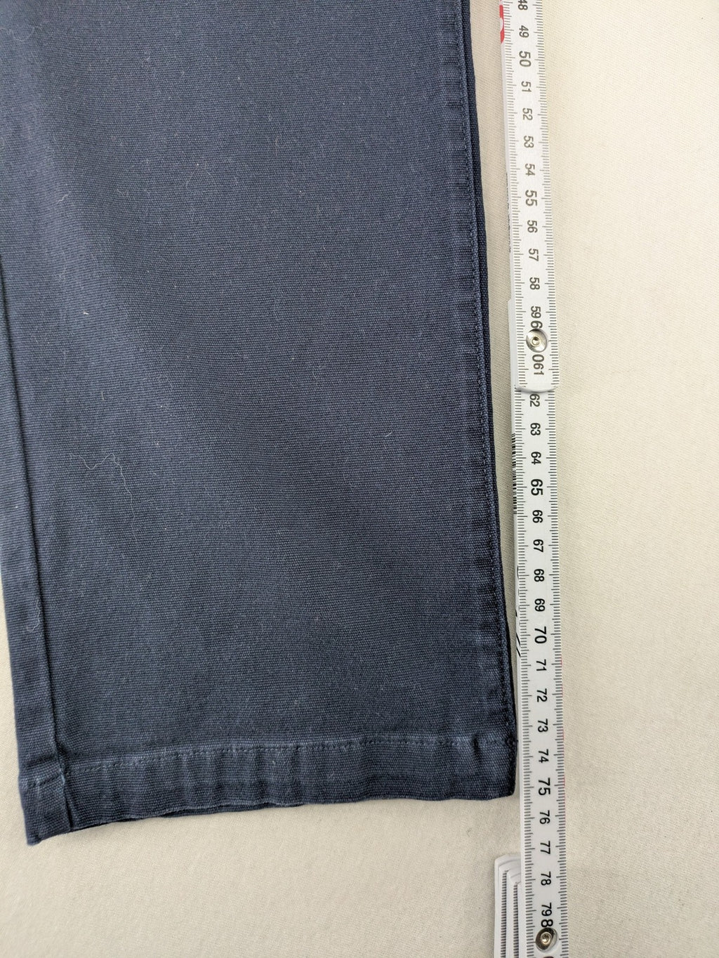 Keystone Apparel navy chino pants slim fit organic cotton with classic design.