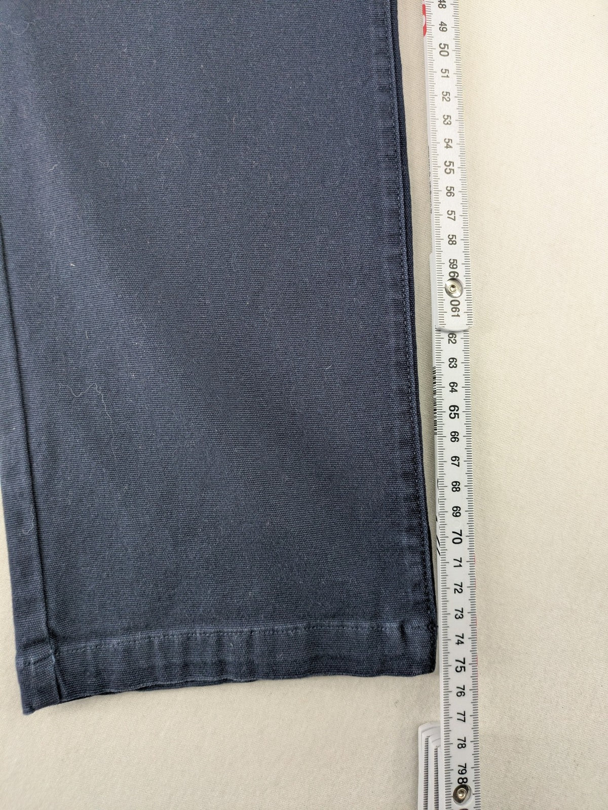 Keystone Apparel navy chino pants slim fit organic cotton with classic design.