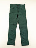 Angels green straight jeans, 5-pocket style, made from cotton blend with stretch.
