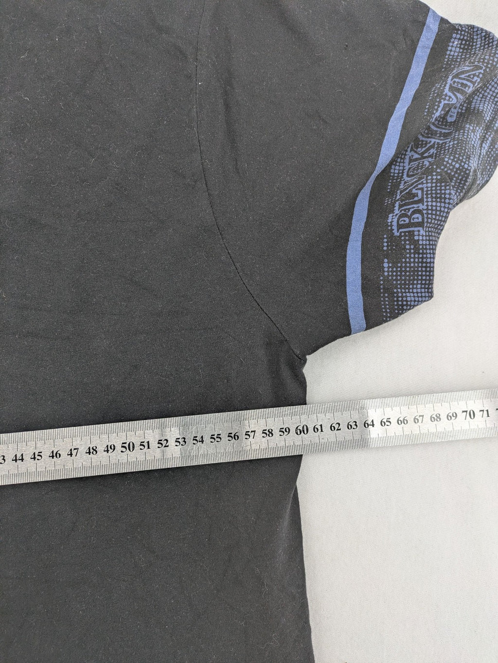 Pedro multi graphic t-shirt size 5XL with embroidered design and contrasting sleeve patterns.