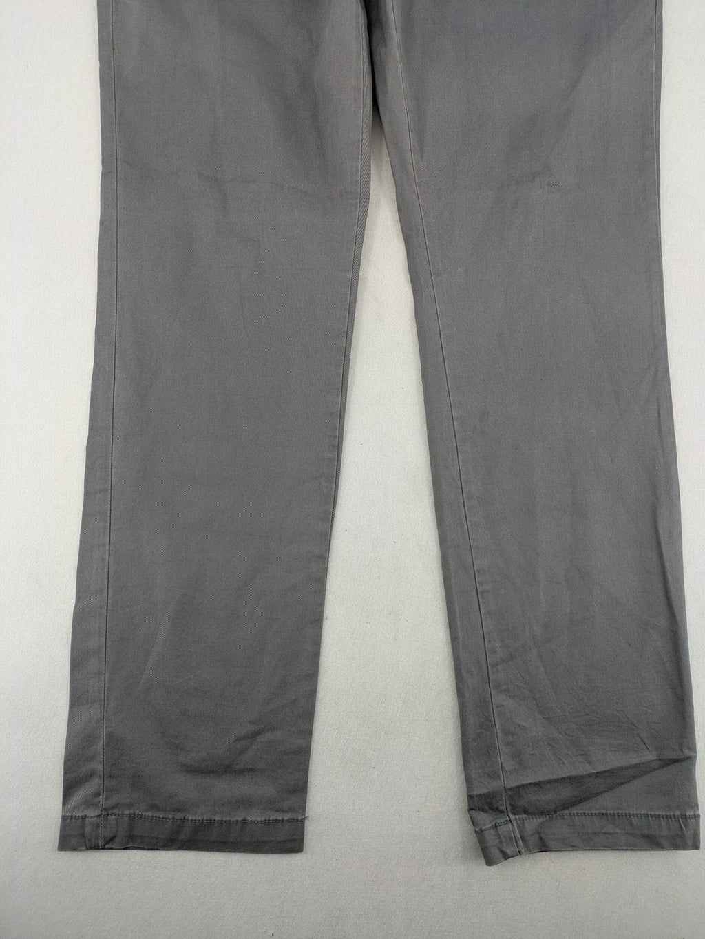 Jan Paulsen grey chino pants flat front cotton-elastane blend with classic design.
