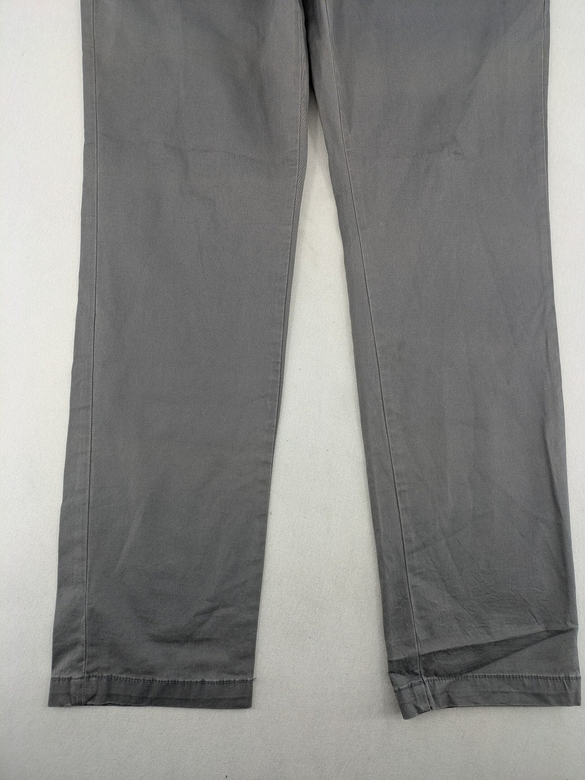 Jan Paulsen grey chino pants flat front cotton-elastane blend with classic design.
