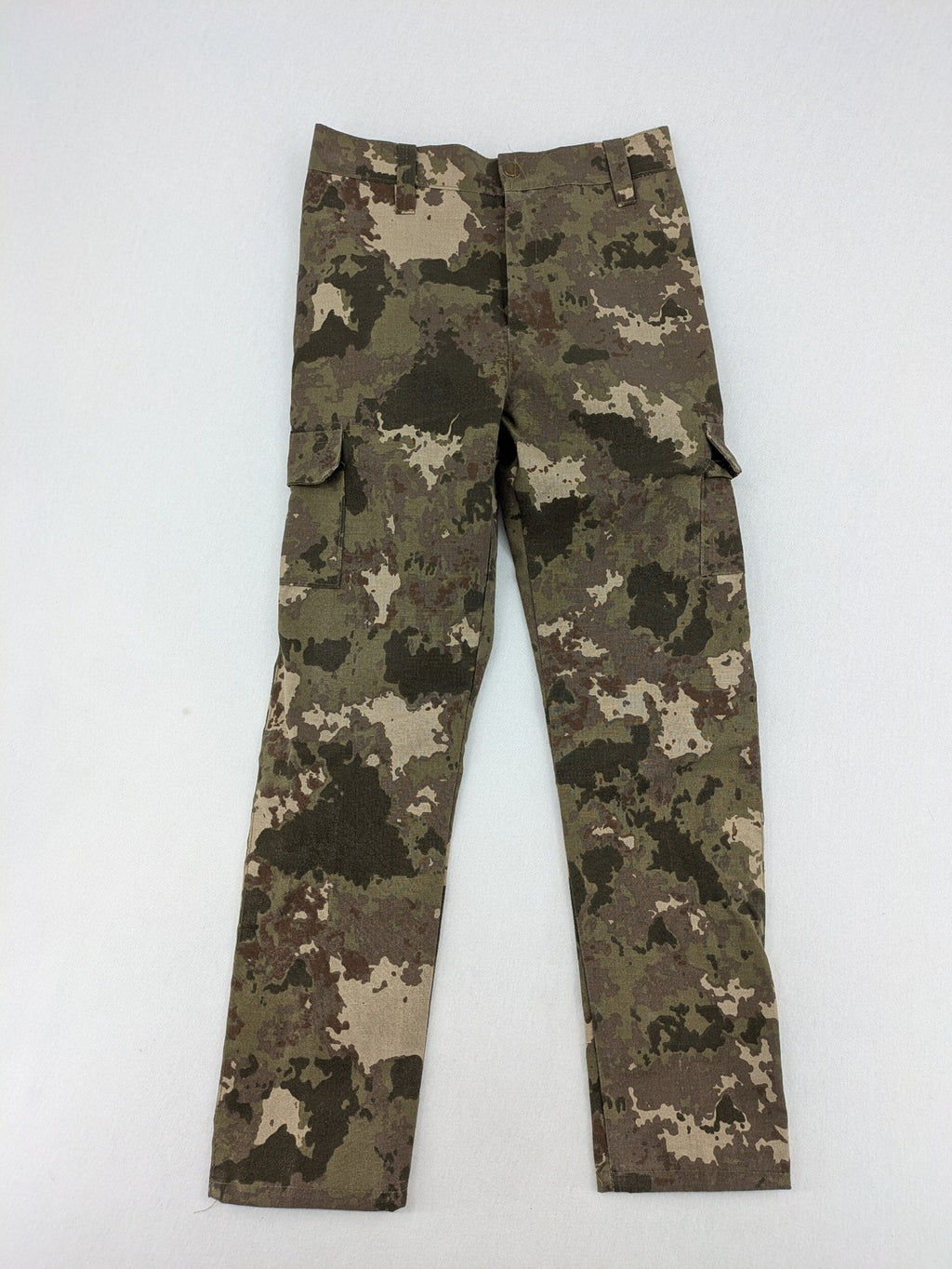 Kinder Soldaten Kostüm multi Tarnmuster mit "Türkiye" und "Komando" Patches, 3-teiliges Set.