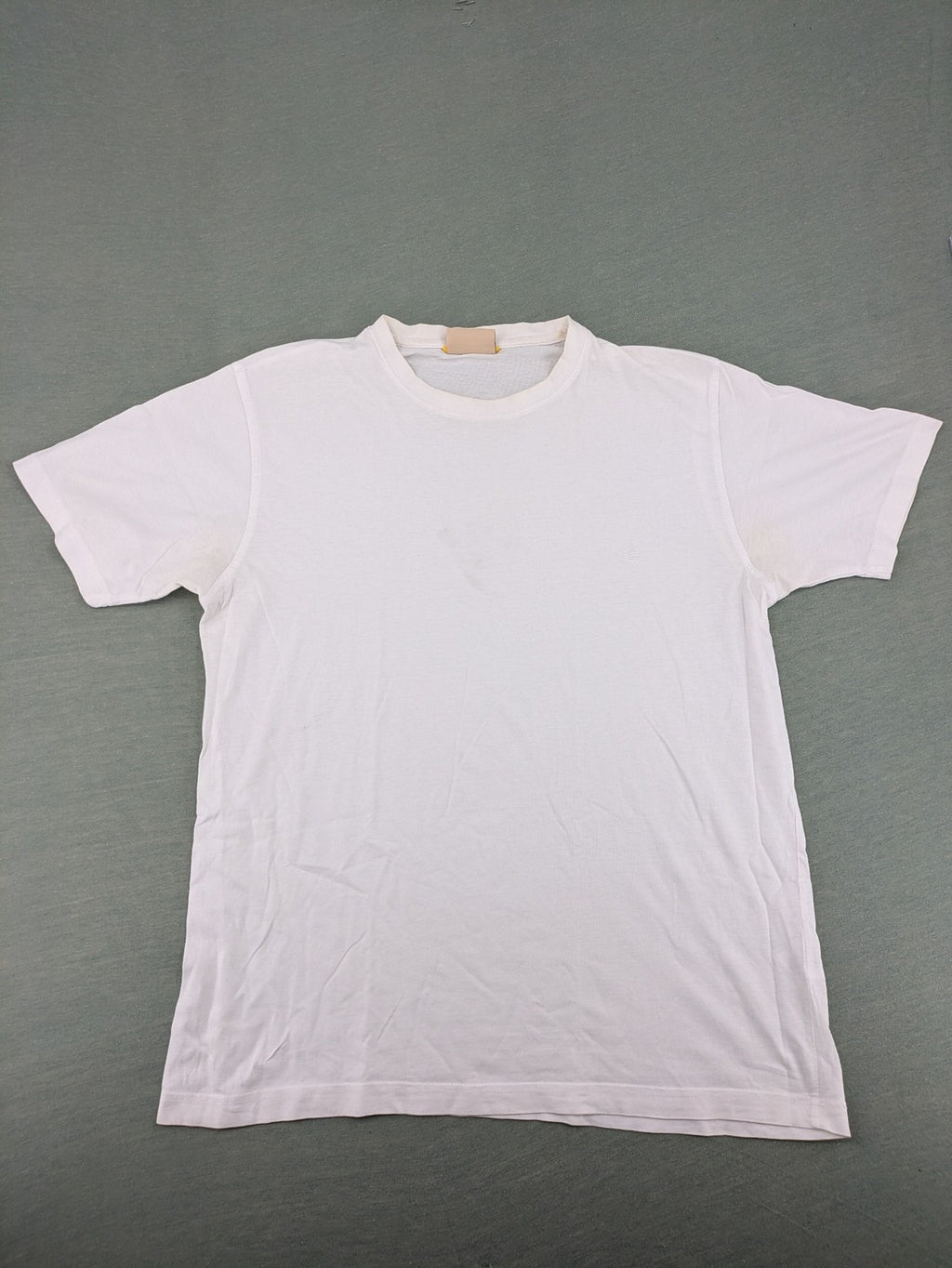 Camel Active white t-shirt short sleeves round neck subtle logo embroidery cotton