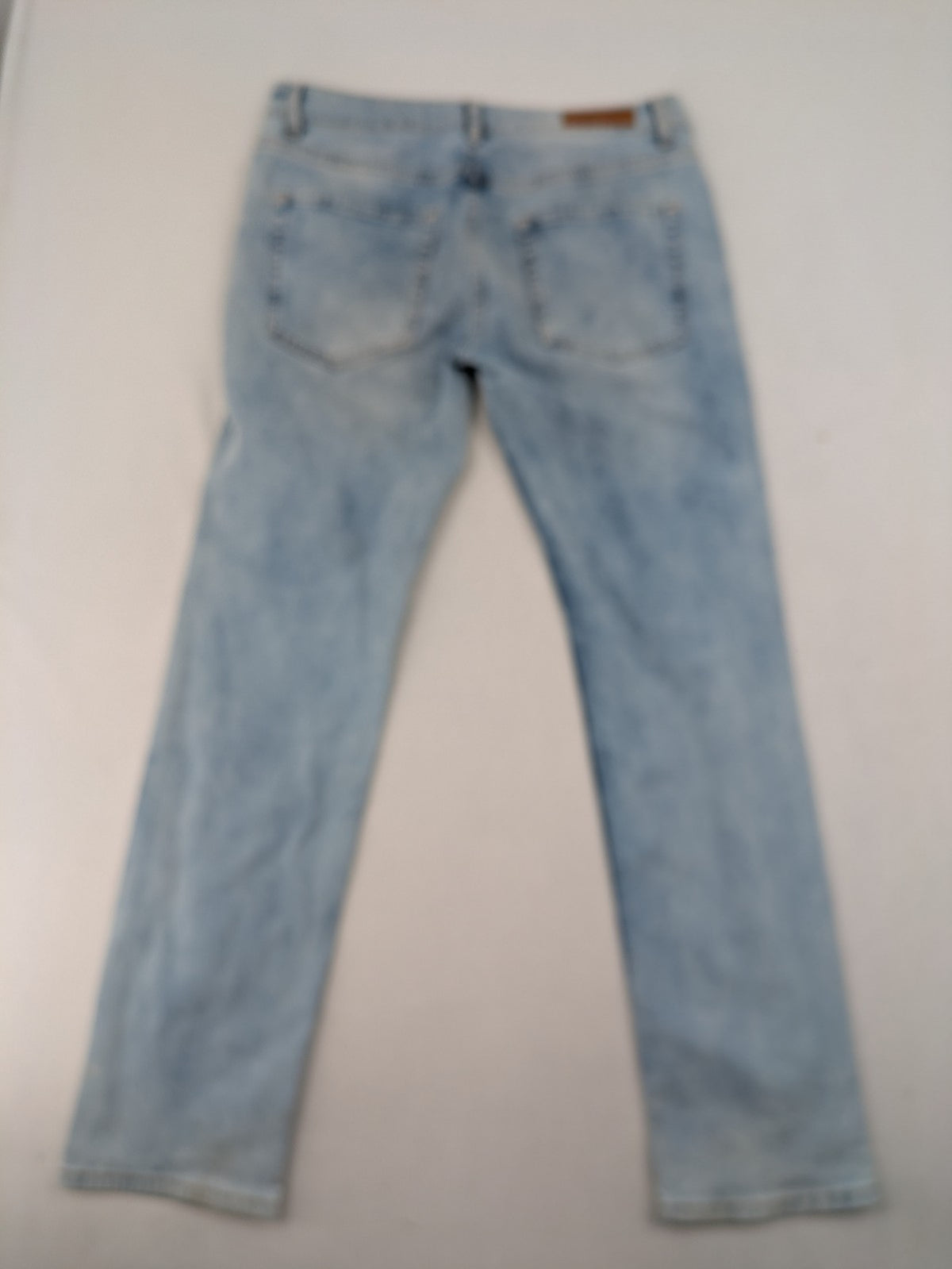 Koton Jeans blue straight jeans with distressed details and classic 5-pocket style.