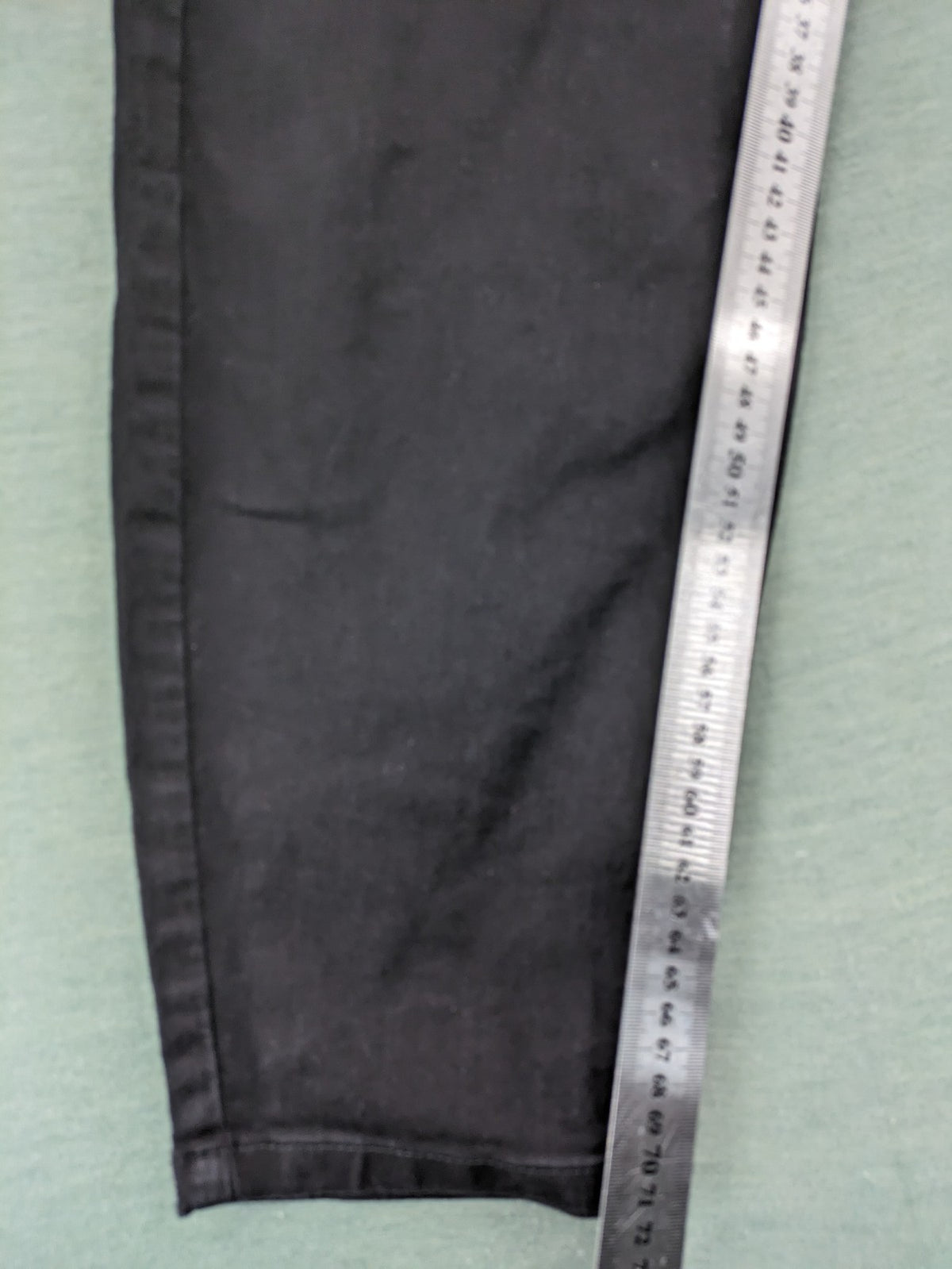Clockhouse black jeggings mid rise pull-on style with elastic waistband and stretch material.