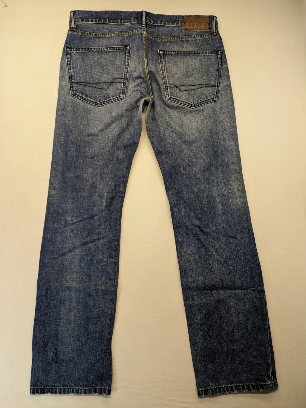 Esprit blue straight leg jeans medium wash 100% cotton classic silhouette