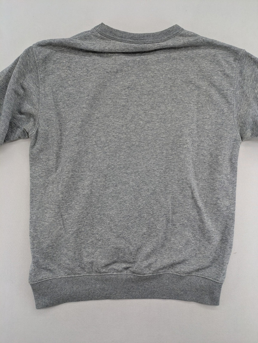 Star Wars grey short-sleeve sweatshirt with large cream logo print on chest.