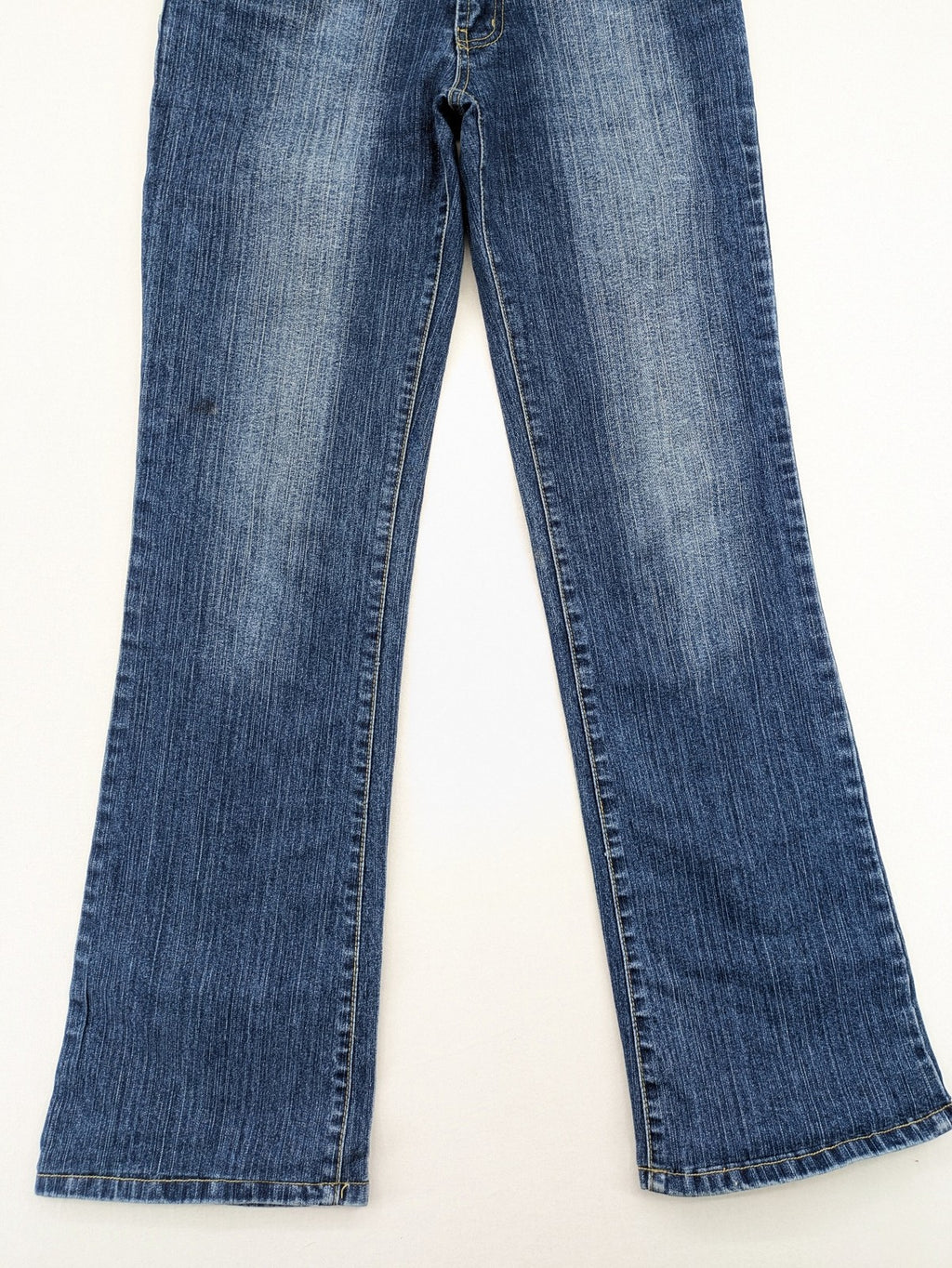 Victory TTD blue bootcut jeans low-rise stretch denim classic wash