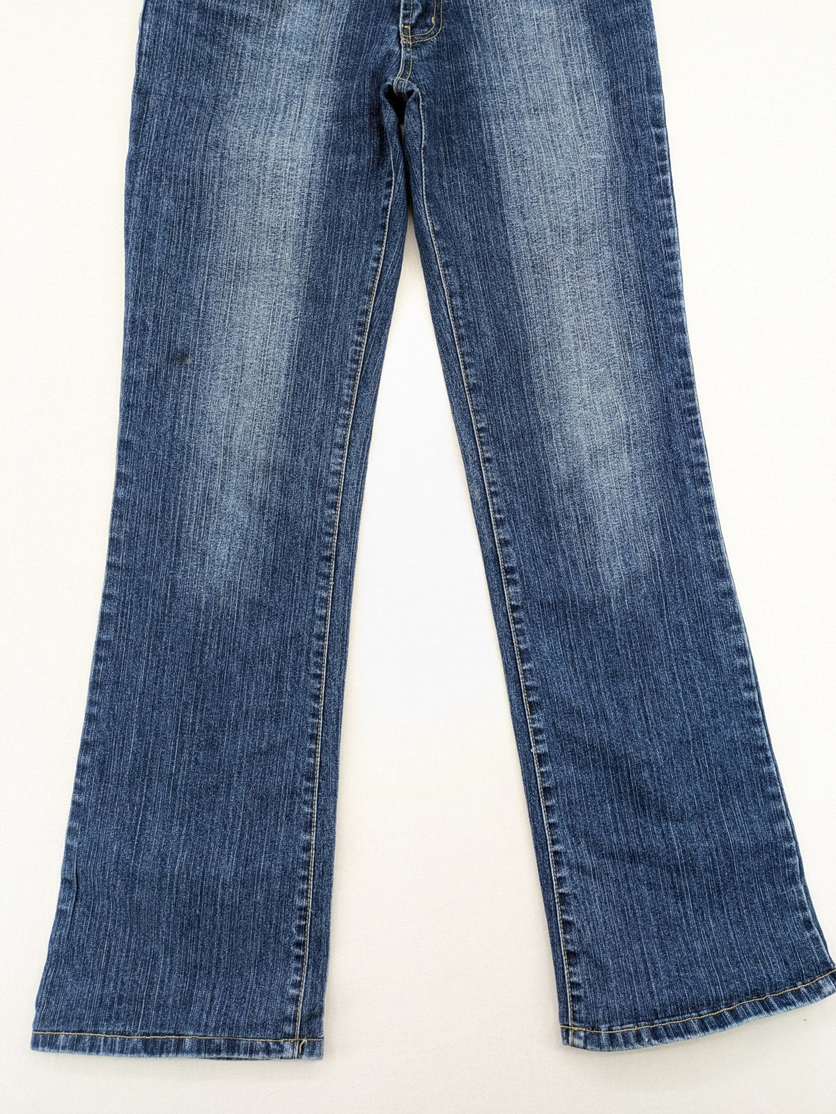Victory TTD blue bootcut jeans low-rise stretch denim classic wash