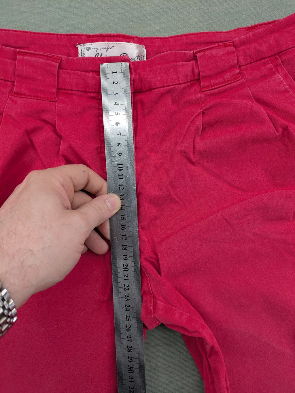 bpc bonprix collection pink chino pants cotton stretch with classic cut and side pockets
