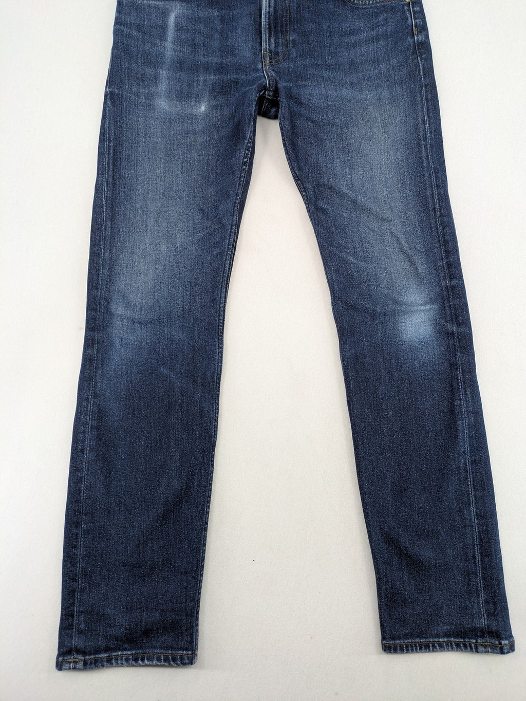 Lee straight jeans blue stretch denim classic 5-pocket design with natural fading