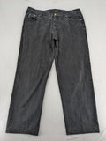 DeLorean grey straight jeans classic 5-pocket design with worn look and cotton material.