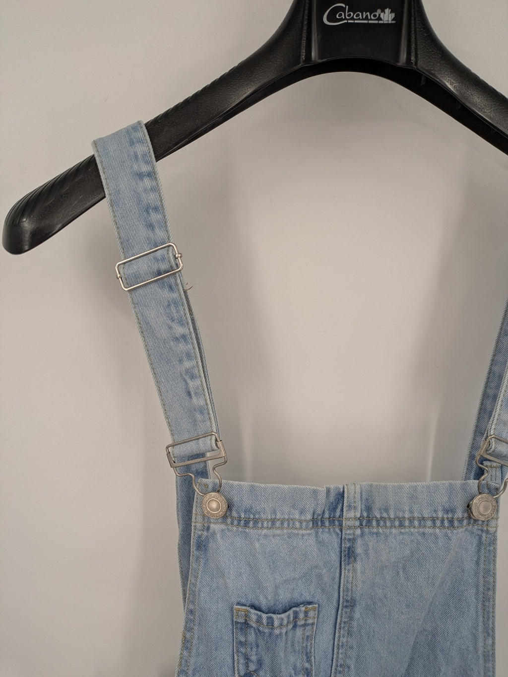 FB Sister blue straight jeans distressed patchwork design relaxed fit 100% cotton