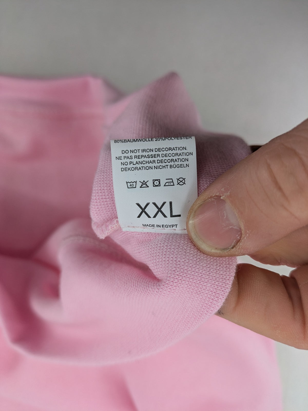 XXL pink hoodie featuring large Jigglypuff graphic print, soft cotton blend material.