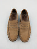 camel active brown deck shoes soft suede slip-on design with durable rubber sole