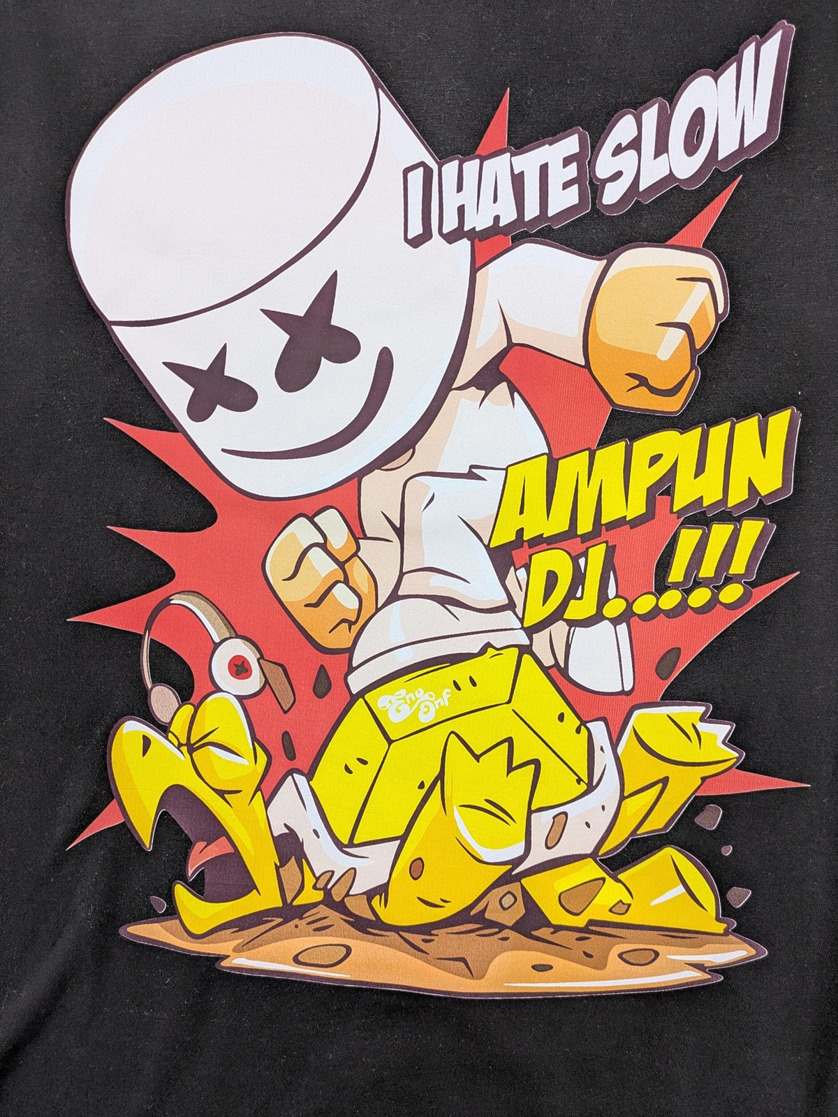 Marshmello multi graphic t-shirt featuring large DJ-inspired Mario Koopa print, FIFA 2006 licensed.