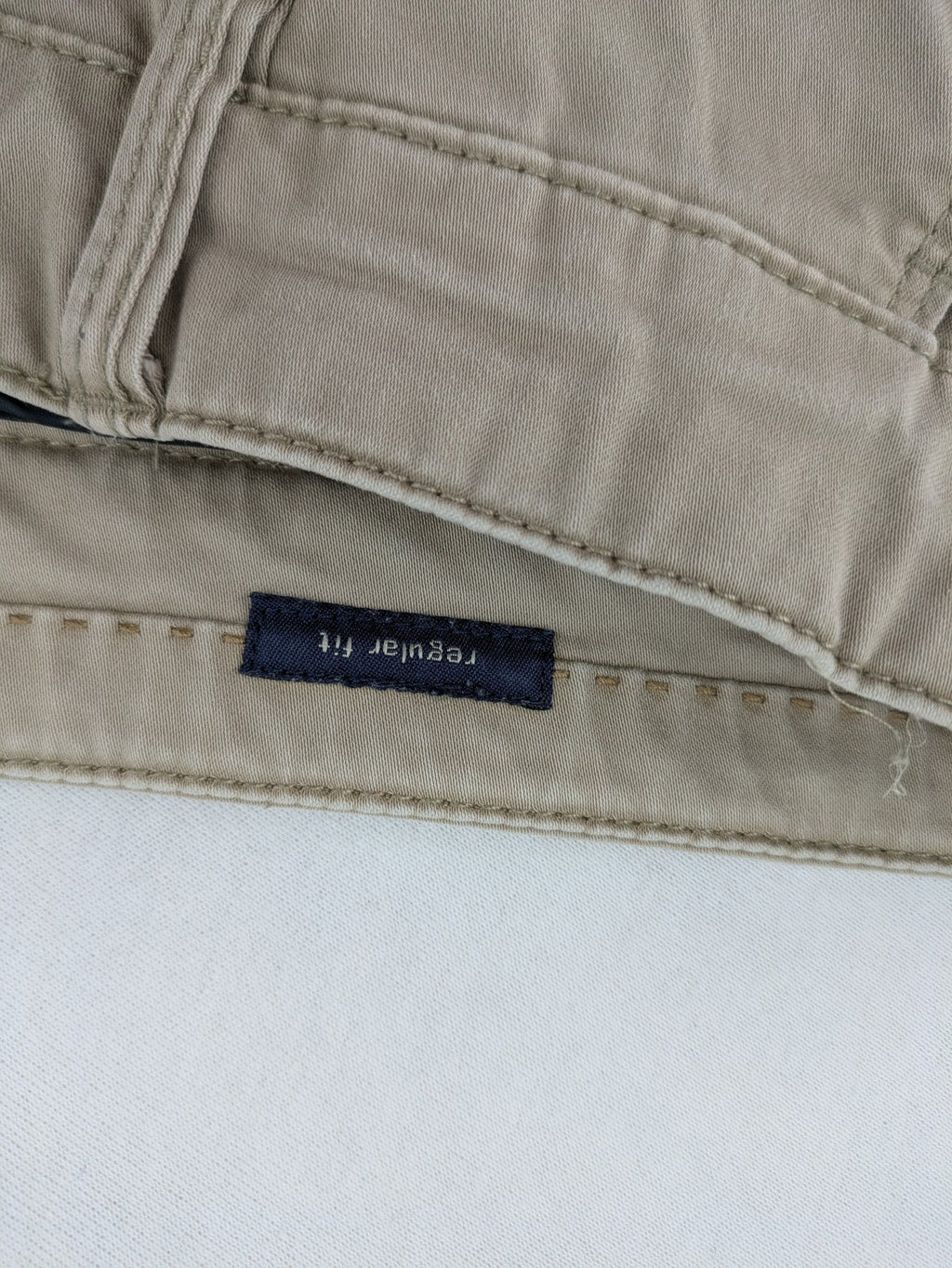 Paul Hunter beige chino pants Oscar Regular Fit cotton stretch with button and zipper closure.