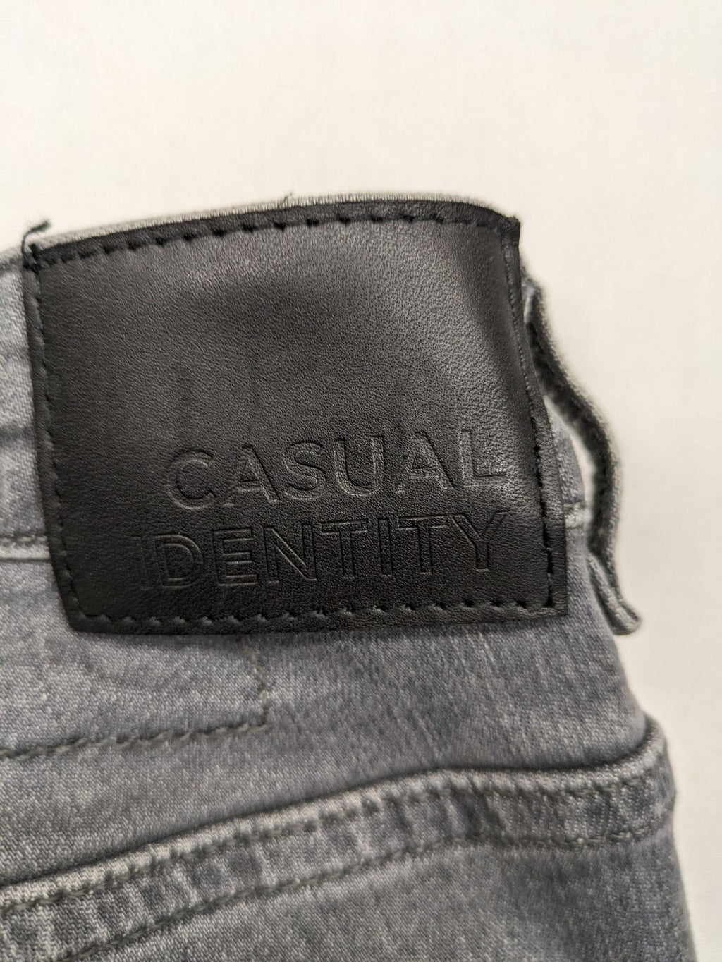 Comma grey skinny jeans washed look stretch denim casual identity