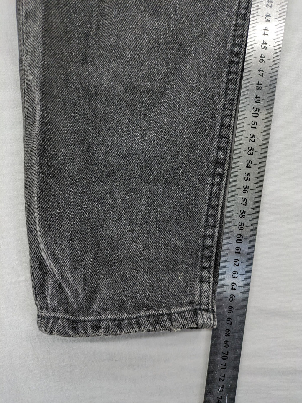 Bershka black mom jeans high-waist straight leg washed denim with classic five-pocket design.
