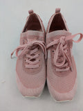 Fila pink sneakers breathable mesh upper sock-like fit with white accents
