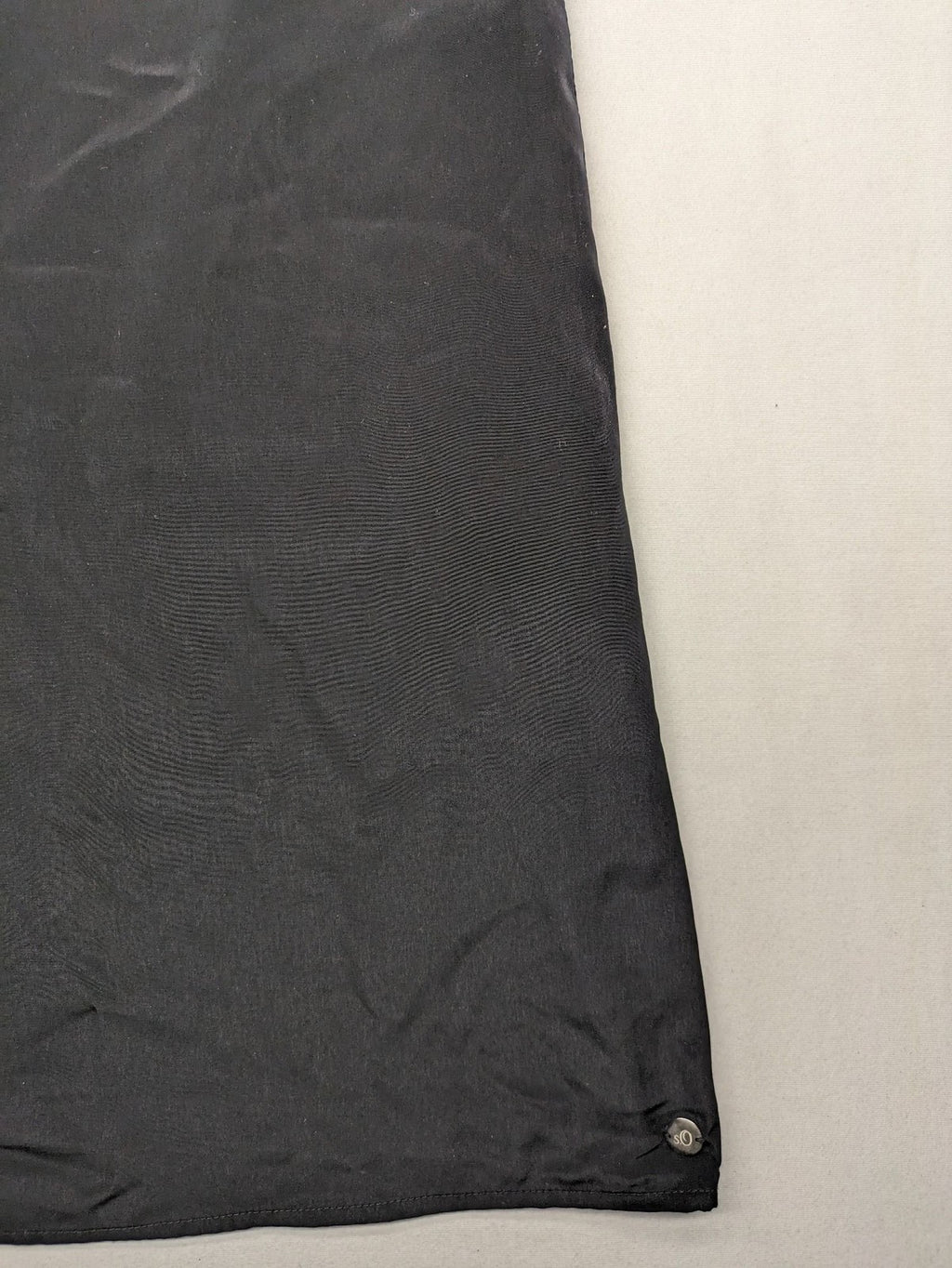 s.Oliver black shift dress with short sleeves and stylish cut-out neckline details