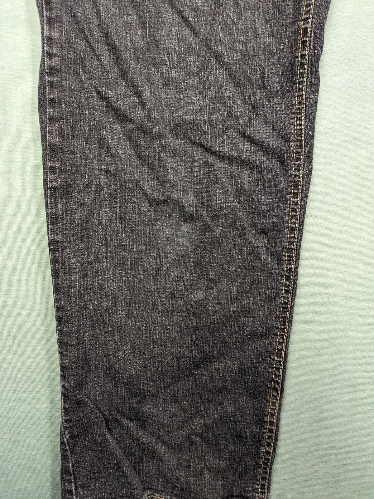 Paddock's straight jeans dark wash grey cotton-stretch denim with classic straight leg design.