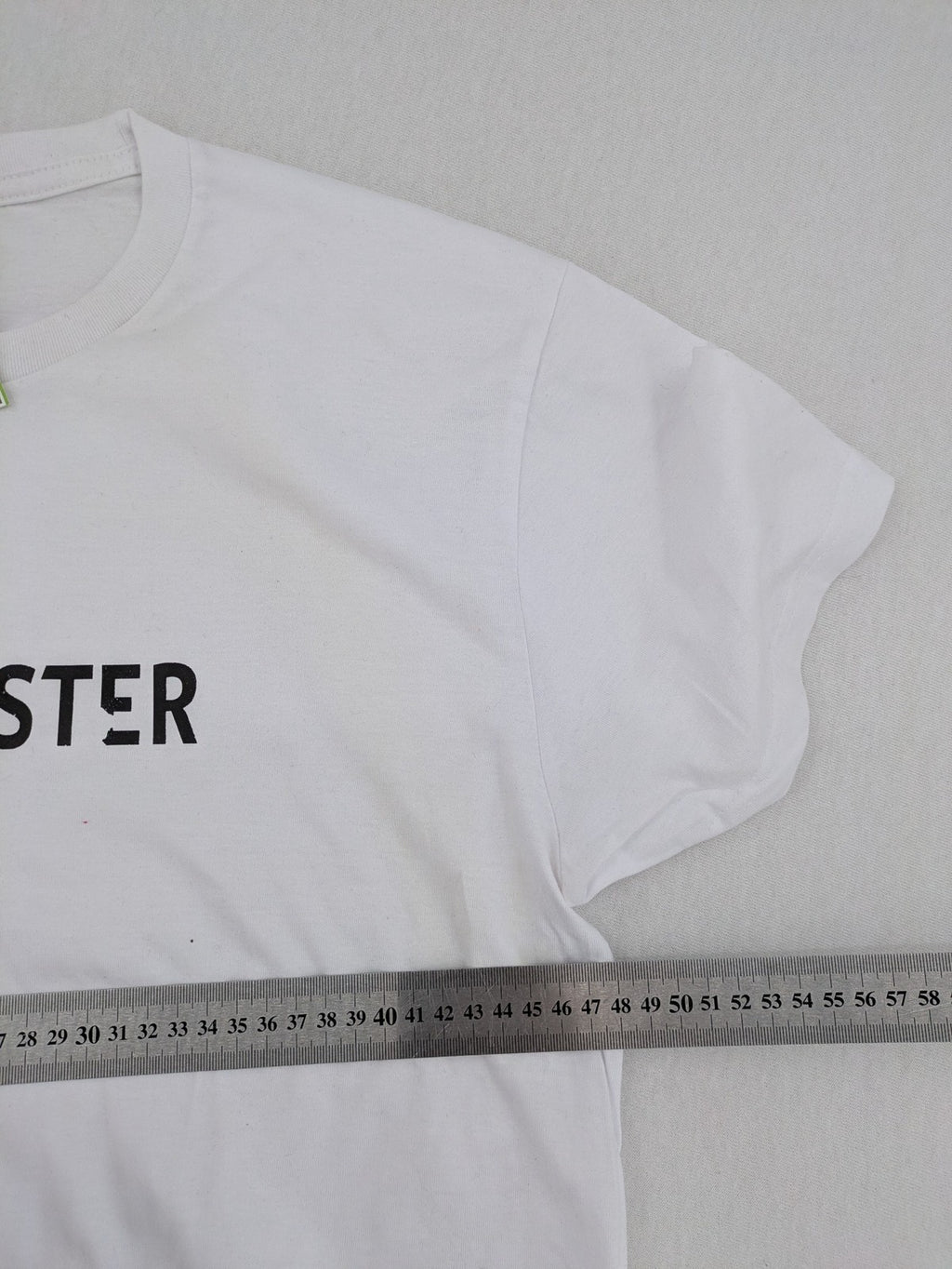 Xhamster white graphic t-shirt printed logo on chest, short sleeves, round neck.