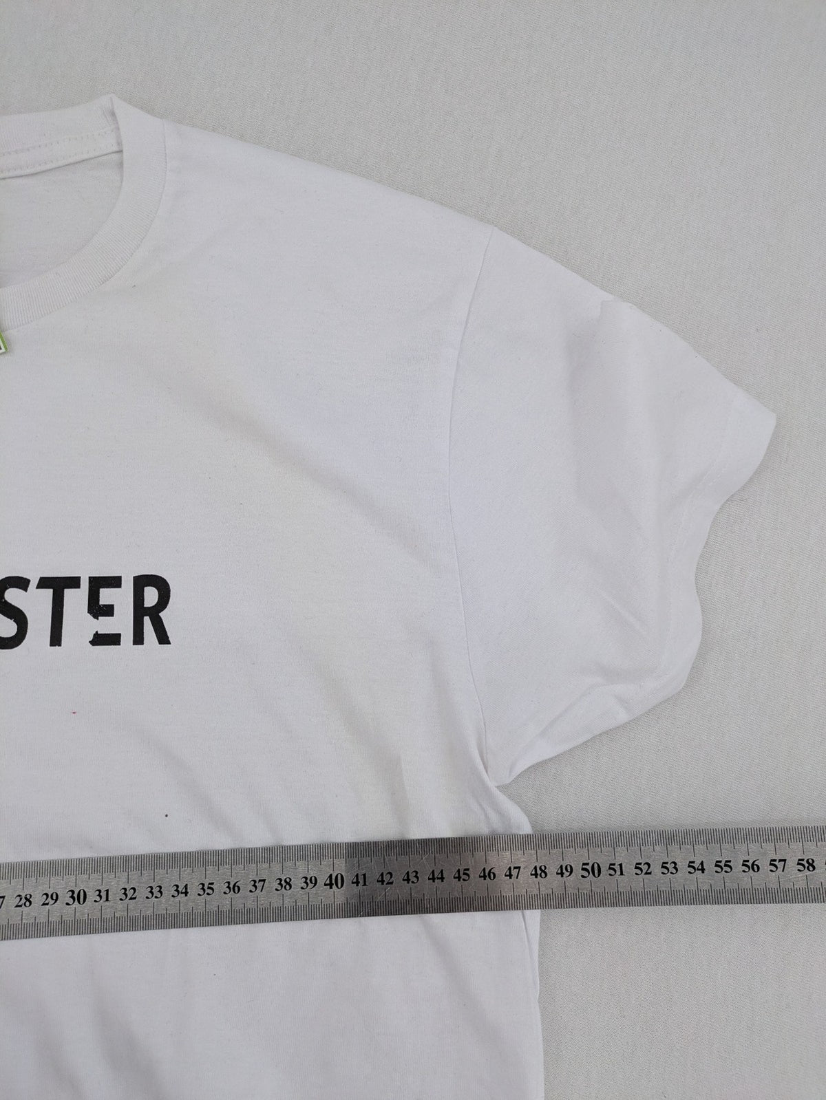 Xhamster white graphic t-shirt printed logo on chest, short sleeves, round neck.