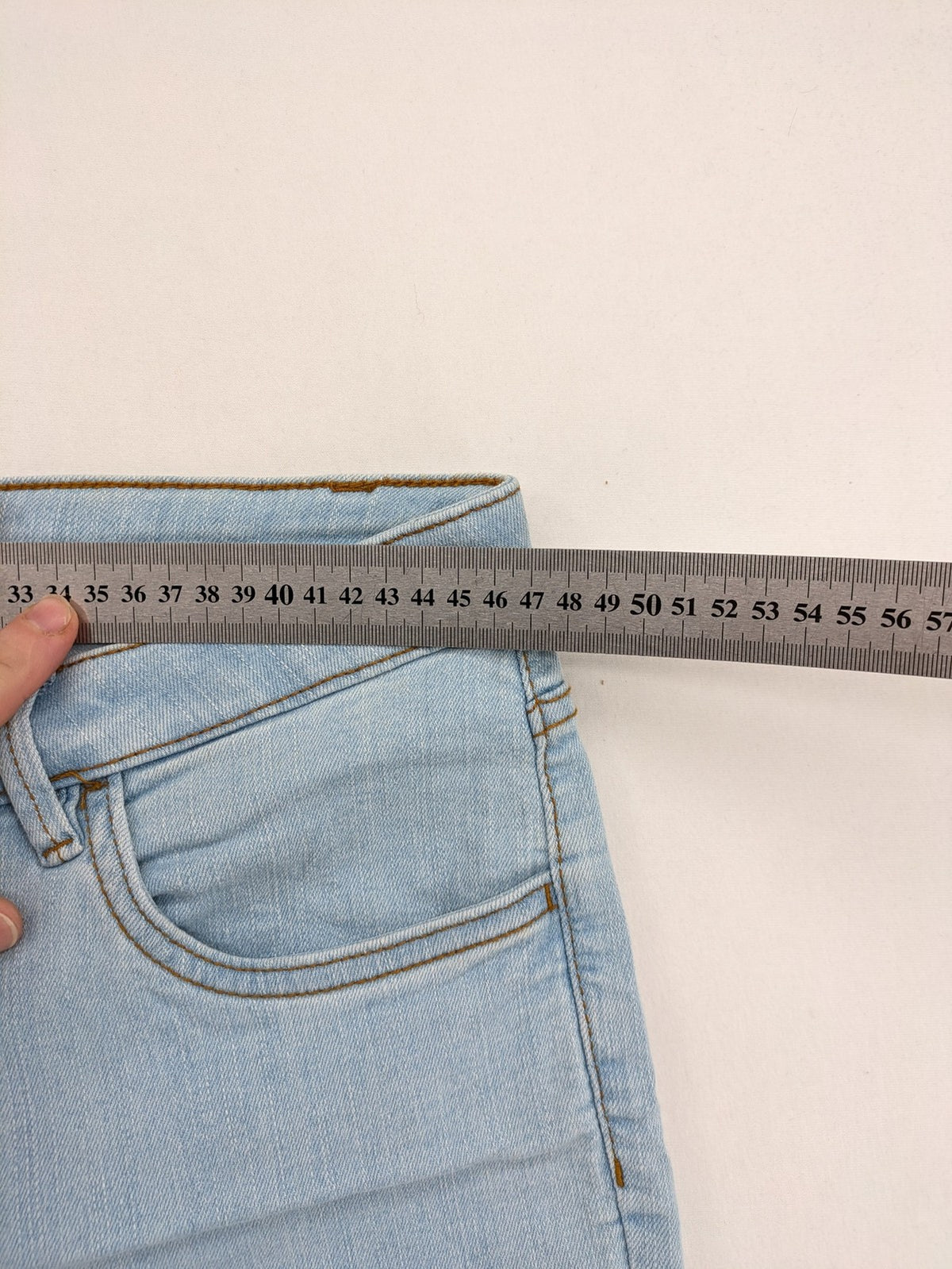 john baner blue skinny jeans classic 5-pocket design comfortable stretch denim