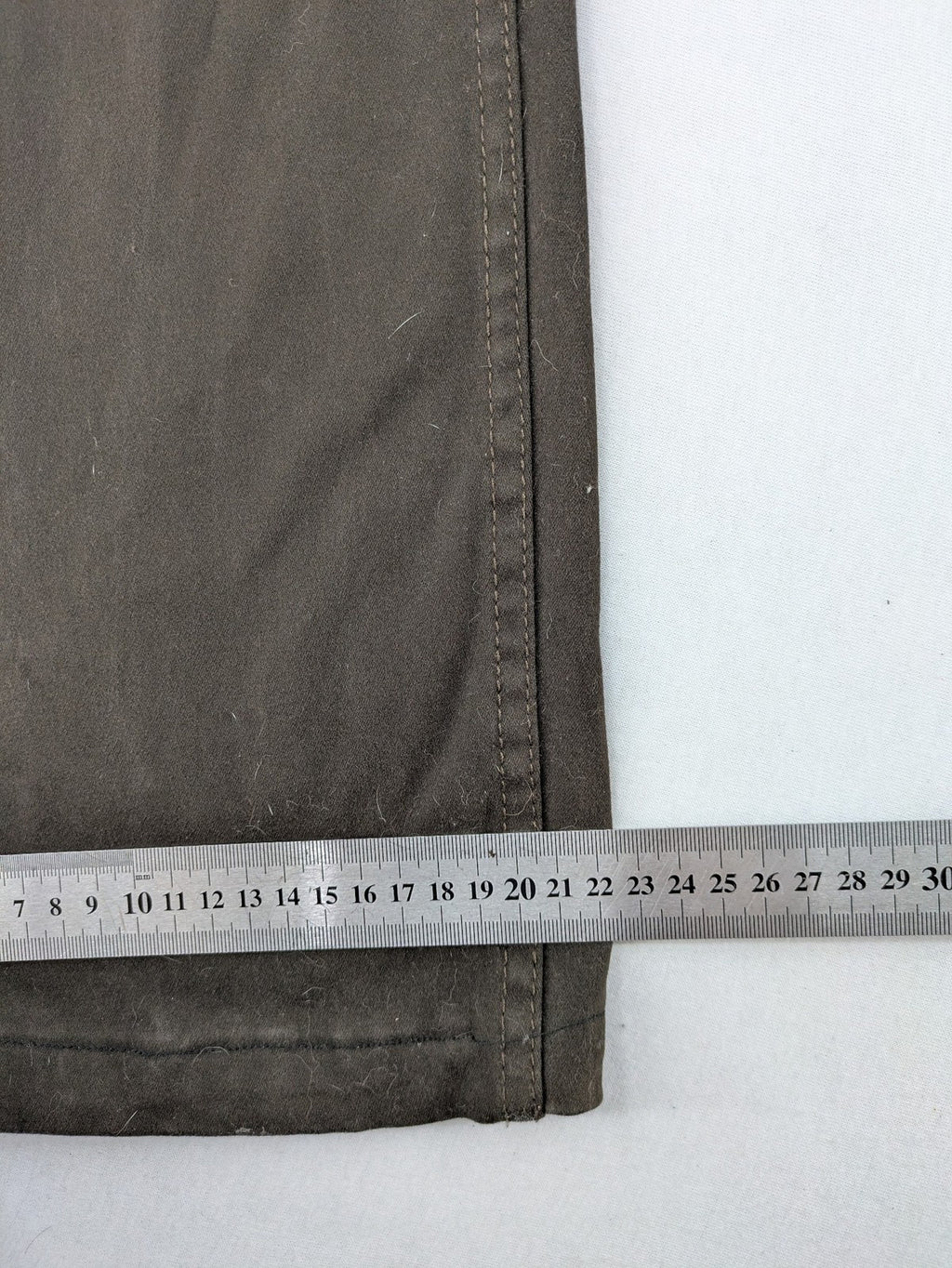 Paladino brown straight jeans five-pocket design stretch cotton fabric
