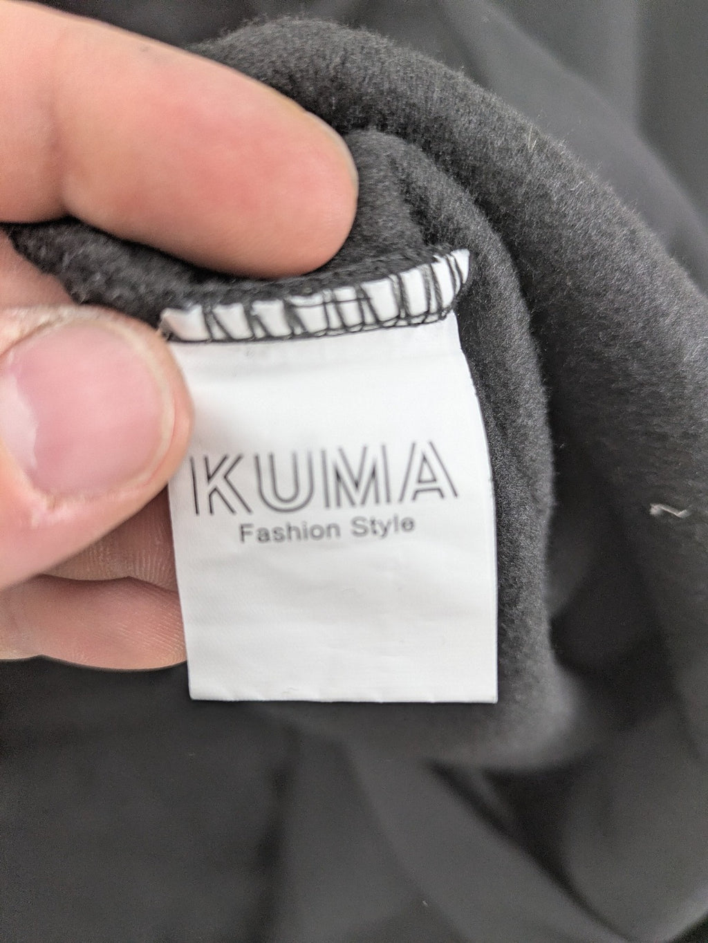 Kuima multi graphic hoodie black featuring large Bugs Bunny print and kangaroo pocket.