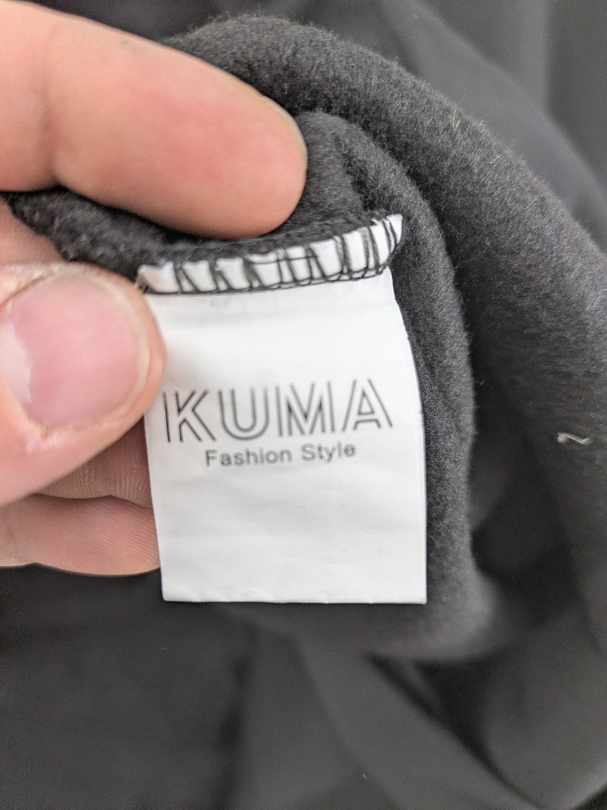 Kuima multi graphic hoodie black featuring large Bugs Bunny print and kangaroo pocket.