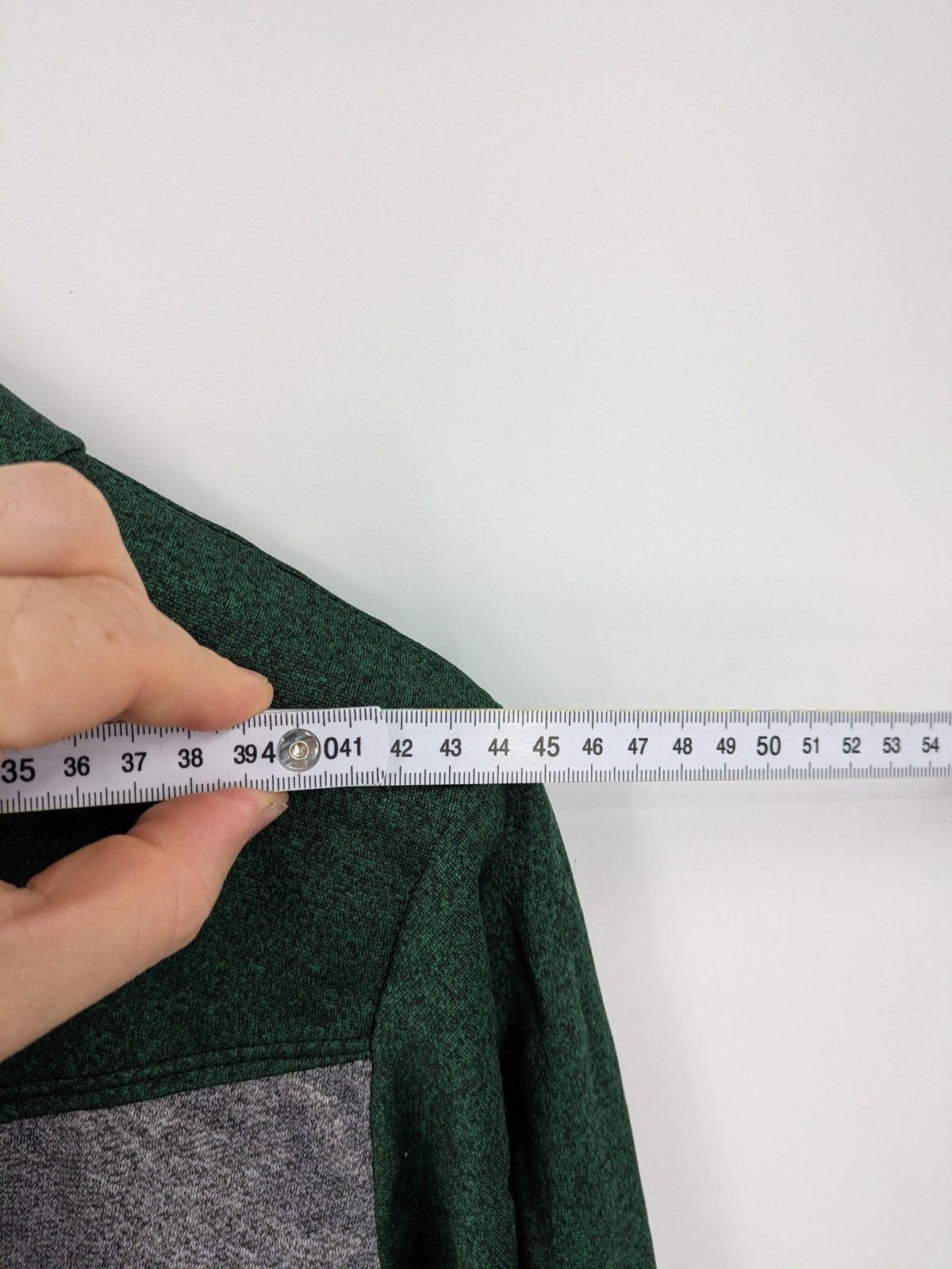 perfekt green hoodie dress quarter-zip guitar graphic colorblock design