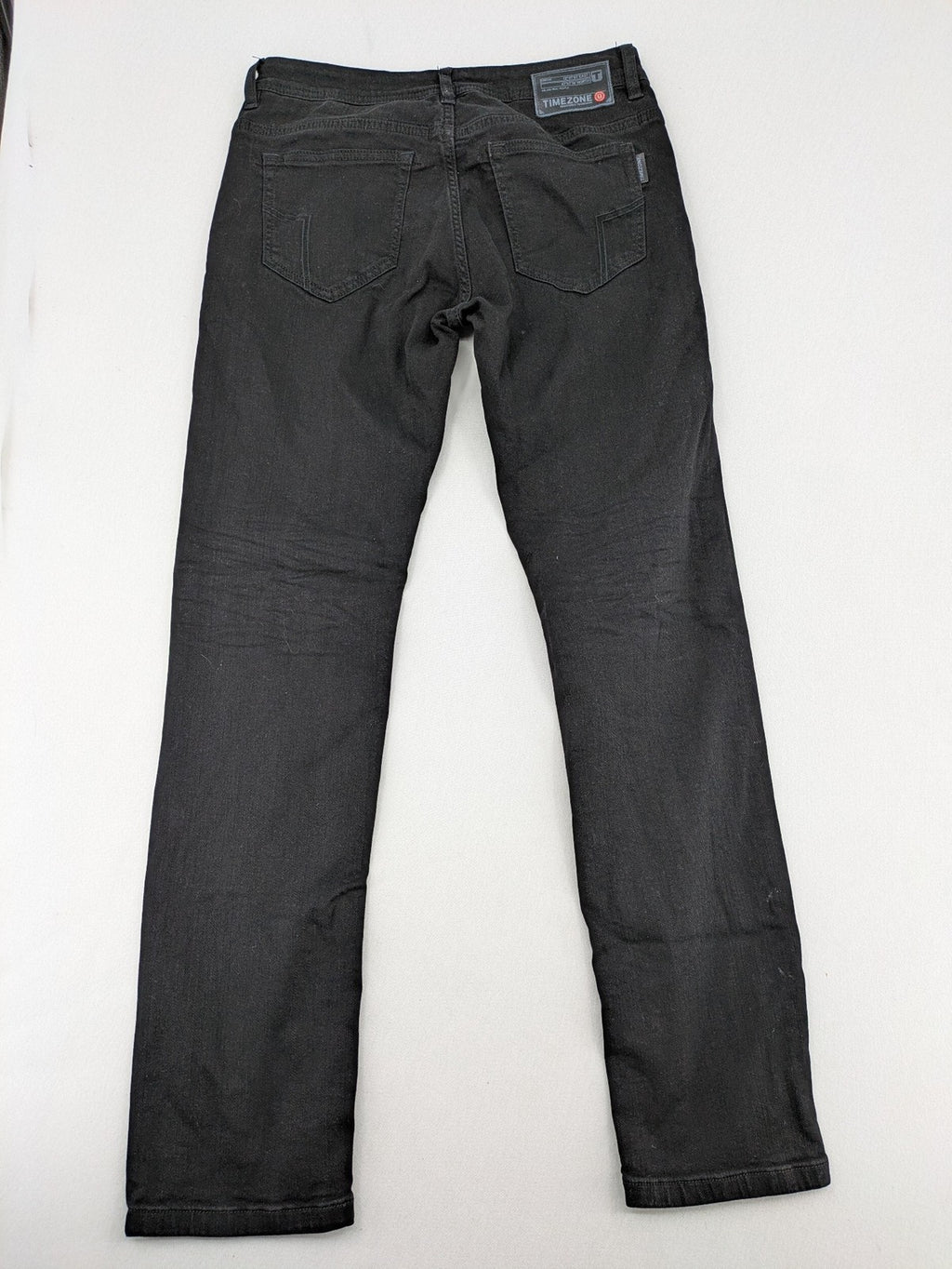 Timezone grey straight jeans slim fit 5-pocket design with stretch material
