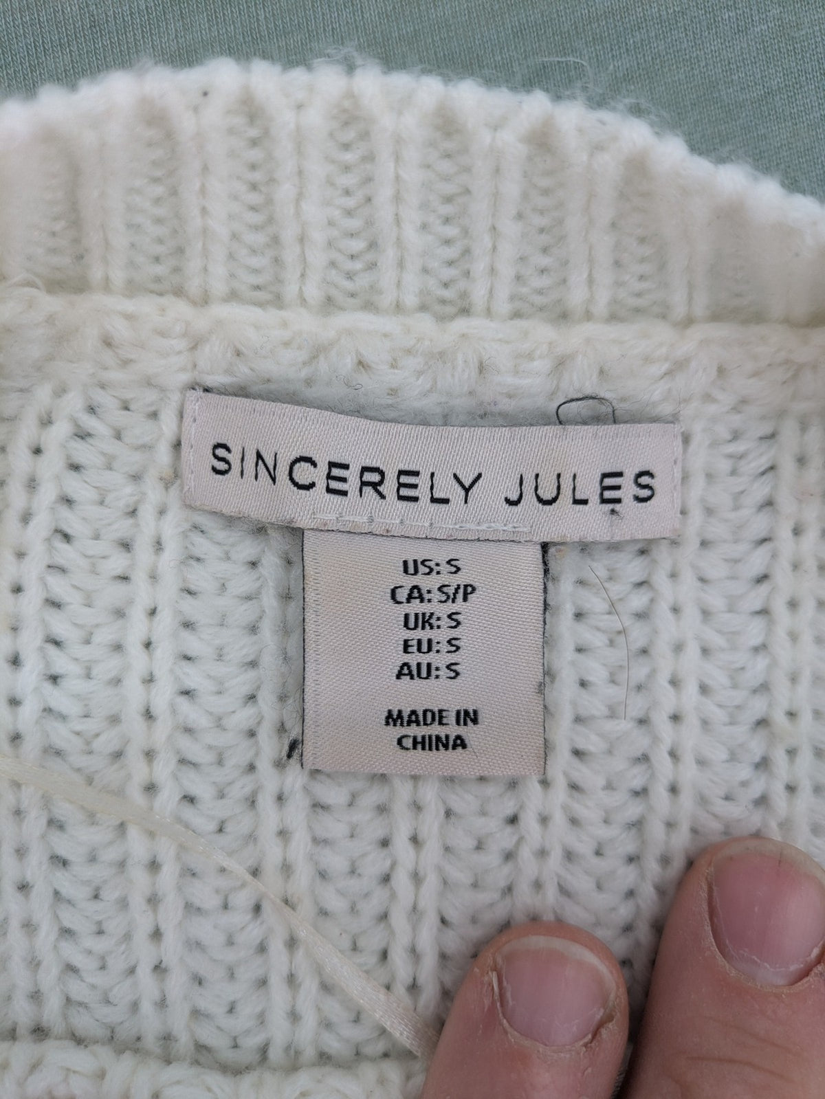 Sincerely Jules orange and pink colorblock turtle neck jumper with soft acrylic fabric.