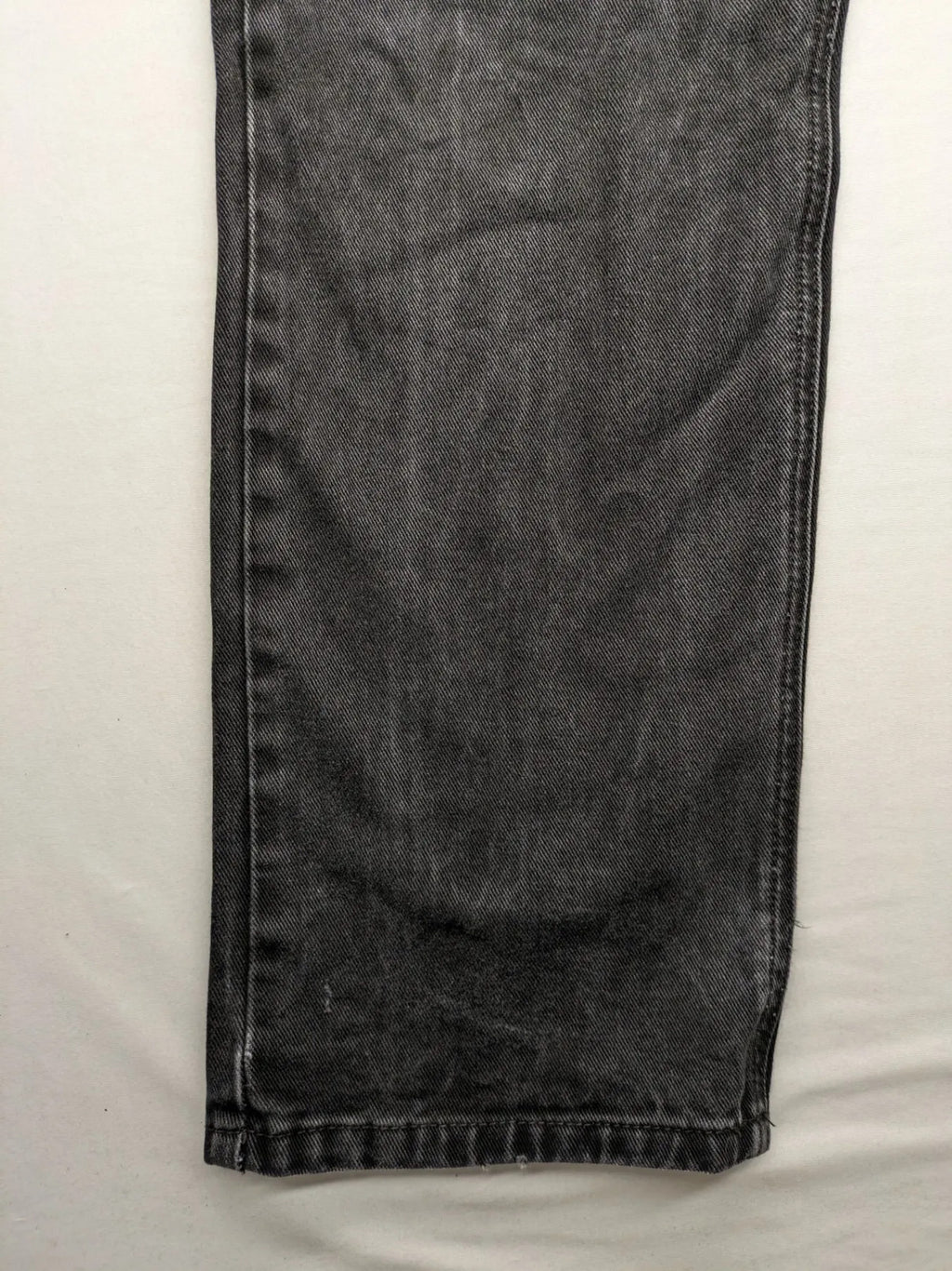 Manguun straight jeans black grey washed denim 5-pocket design regular fit