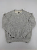 Globe-Trotter grey turtle neck jumper ribbed knit with raglan sleeves.