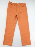 Loro Piana orange straight jeans 5-pocket style made of 100% cotton.