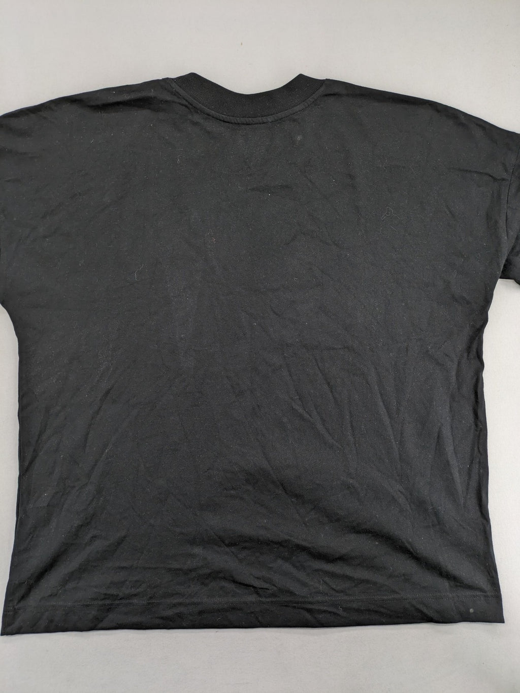 W wear grey t-shirt size XL embroidered logo 100% organic cotton