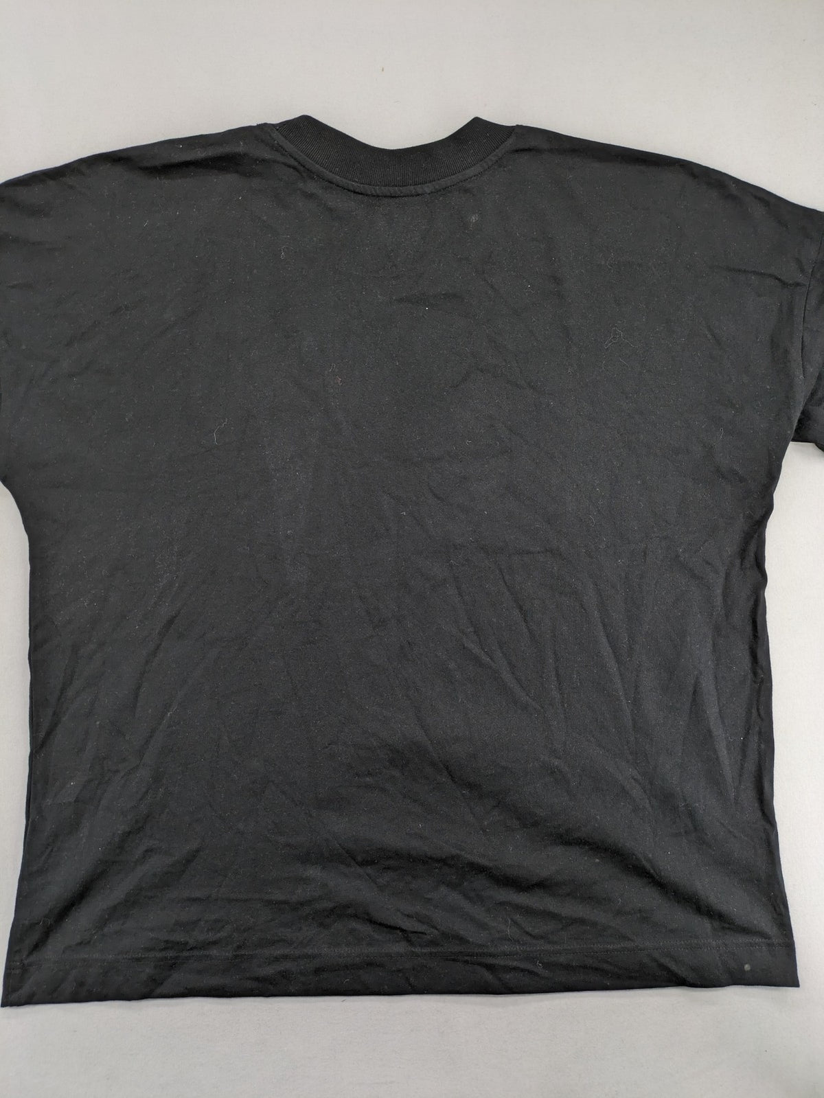 W wear grey t-shirt size XL embroidered logo 100% organic cotton